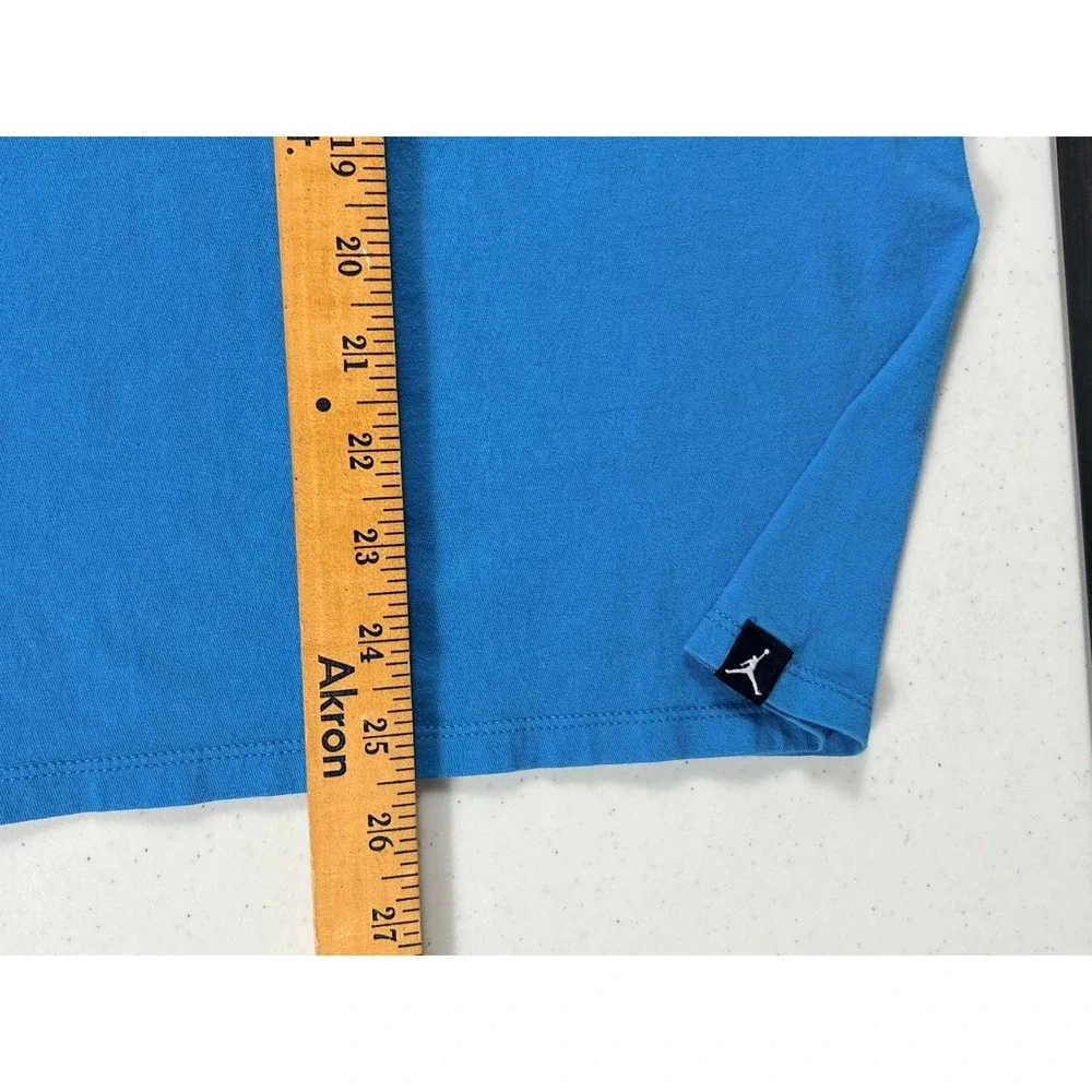 Jordan Gatorade Be Like Mike Long Sleeve Shirt Mens Small Aqua Blue Nike